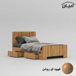 تخت خواب یک نفره اعیان مدل FH793 سایز 120x200 سانتی متر - Image 9