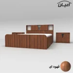 سرویس خواب دونفره اعیان مدل FH508 سایز 160x200 سانتی متر مجموعه 3 عددی - Image 7