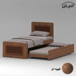 تخت خواب ملامینه یک نفره اعیان مدل FH895 سایز 90x200 سانتی متر - Image 9