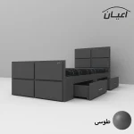 تخت خواب یک نفره اعیان مدل FH535 طرح اسپرت سایز 200×120 سانتی متر - Image 8