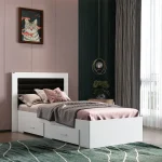 تخت خواب یک نفره اعیان مدل FH832 سایز 90x200 سانتی متر