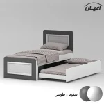 تخت خواب ملامینه یک نفره اعیان مدل FH895 سایز 90x200 سانتی متر - Image 8