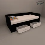 تخت خواب یکنفره اعیان مدل FH367 سایز 80x180 سانتی متر - Image 2