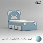 تخت خواب ام دی اف یک نفره اعیان مدل FH844 سایز 80x180 سانتی متر - Image 3
