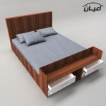 تخت خواب دونفره اعیان مدل FH361 سایز 160x200 سانتی متر - Image 2