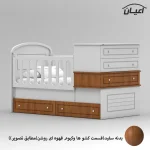 تختخواب کودک اعیان مدل FH906 سایز 180 × 80 - Image 2