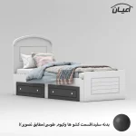 تخت خواب نوجوان اعیان مدل FH909 سایز 80x180 سانتی متر - Image 7