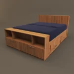 تخت خواب دو نفره مدل FH296 سایز 166x245 سانتی متر - Image 6