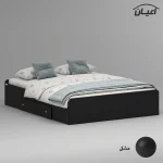 تخت خواب ملامینه دو نفره اعیان مدل FH969 سایز 160x200 سانتی متر - Image 4
