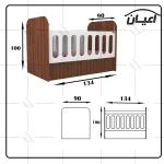 تختخواب کودک اعیان مدل FH395 - Image 8