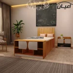 تخت خواب یکنفره اعیان مدل FH418 سایز 90x200 سانتی متر - Image 5