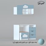 میز تحریر و صندلی اعیان مدل FH763 مجموعه سه عددی - Image 8
