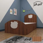 تخت خواب یکنفره اعیان مدل FH572 سایز 90x200 سانتی متر طرح کیتی - Image 10