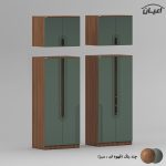 کمد لباس اعیان مدل FH965 طول 160 سانتی متر مجموعه چهار عددی - Image 9