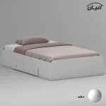 تخت خواب ملامینه یک نفره اعیان مدل FH968 سایز 120x200 سانتی متر - Image 2
