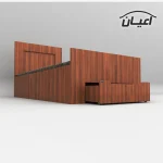 تخت خواب یک نفره اعیان مدل FH468 سایز 90x200 سانتی متر - Image 6