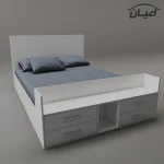 تخت خواب دونفره اعیان مدل FH361 سایز 160x200 سانتی متر - Image 3