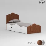 تخت خواب یک نفره اعیان مدل FH718 سایز 90x200 سانتی متر - Image 3