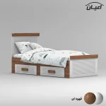 تخت خواب نوجوان اعیان مدل FH904 سایز 80x180 سانتی متر - Image 4