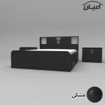 سرویس خواب دونفره اعیان مدل FH508 سایز 160x200 سانتی متر مجموعه 3 عددی - Image 4