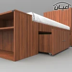 تخت خواب یکنفره اعیان مدل FH295 سایز 90x200 سانتی متر - Image 2