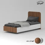 تخت خواب ملامینه یک نفره اعیان مدل FH910 سایز 80x180 سانتی متر - Image 3