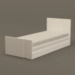 تخت خواب یکنفره اعیان مدل FH318 سایز 90x200 سانتی متر - Image 7