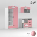 کمد کودک اعیان مدل FH765 به همراه میز تحریر و صندلی و کتابخانه - Image 10