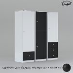 کمد لباس چندمنظوره اعیان مدل FH696 مجموعه سه عددی - Image 4