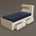 تخت خواب یک نفره  مدل FH302 سایز 220x96 سانتی متر - Image 8