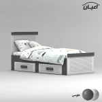 تخت خواب نوجوان اعیان مدل FH904 سایز 80x180 سانتی متر - Image 6