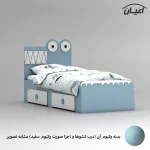 تخت خواب نوجوان اعیان مدل FH839 سایز 80x180 سانتی متر - Image 5