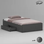 تخت خواب ملامینه یک نفره اعیان مدل FH968 سایز 120x200 سانتی متر - Image 9
