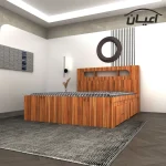 تخت خواب دونفره اعیان مدل FH523 سایز 160x200 سانتی متر - Image 7
