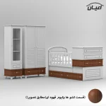 سرویس خواب کودک و نوزاد  اعیان مدل FH908 مجموعه سه عددی - Image 5