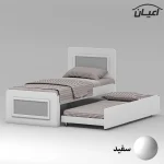 تخت خواب ملامینه یک نفره اعیان مدل FH895 سایز 90x200 سانتی متر - Image 5