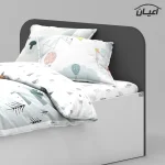 تخت خواب ملامینه یک نفره اعیان مدل FH930 سایز 80x180 سانتی متر - Image 9