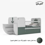 تختخواب کودک طرح کشتی اعیان مدل FH667 - Image 3