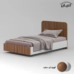 تخت خواب ملامینه یک نفره اعیان مدل FH912 سایز 120x200 سانتی متر - Image 3