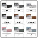 تخت خواب یک نفره اعیان مدل FH813 سایز 120x200 سانتی متر - Image 4