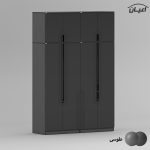 کمد لباس اعیان مدل FH965 طول 160 سانتی متر مجموعه چهار عددی - Image 3