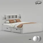 تخت خواب ملامینه دو نفره اعیان مدل FH983 سایز 160x200 سانتی متر - Image 2