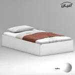تخت خواب ملامینه یک نفره اعیان مدل FH942 سایز 120x200 سانتی متر - Image 2