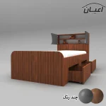 تخت خواب یکنفره اعیان مدل FH514 سایز 90x200 سانتی متر - Image 7