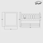 تختخواب کودک اعیان مدل FH397 - Image 5