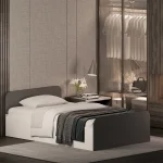 تخت خواب ملامینه یک نفره اعیان مدل FH932 سایز 120x200 سانتی متر