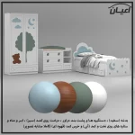 سرویس خواب کودک و نوزاد  اعیان مدل FH937 مجموعه سه عددی - Image 14