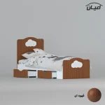 تخت خواب یک نفره اعیان مدل FH760 سایز 80x180 سانتی متر - Image 12