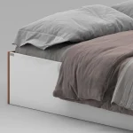 تخت خواب ملامینه دو نفره اعیان مدل FH943 سایز 160x200 سانتی متر - Image 9