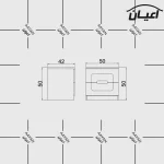 میز پاتختی اعیان مدل FH447 - Image 6